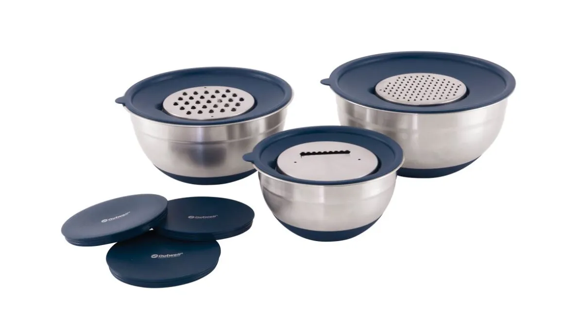 Chef Bowl Set with Lids & Graters