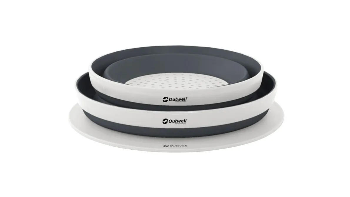Collaps Bowl & Colander Set Navy Night