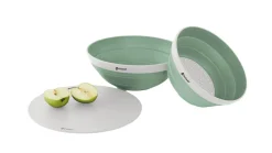 Collaps Bowl & Colander Set Shadow Green