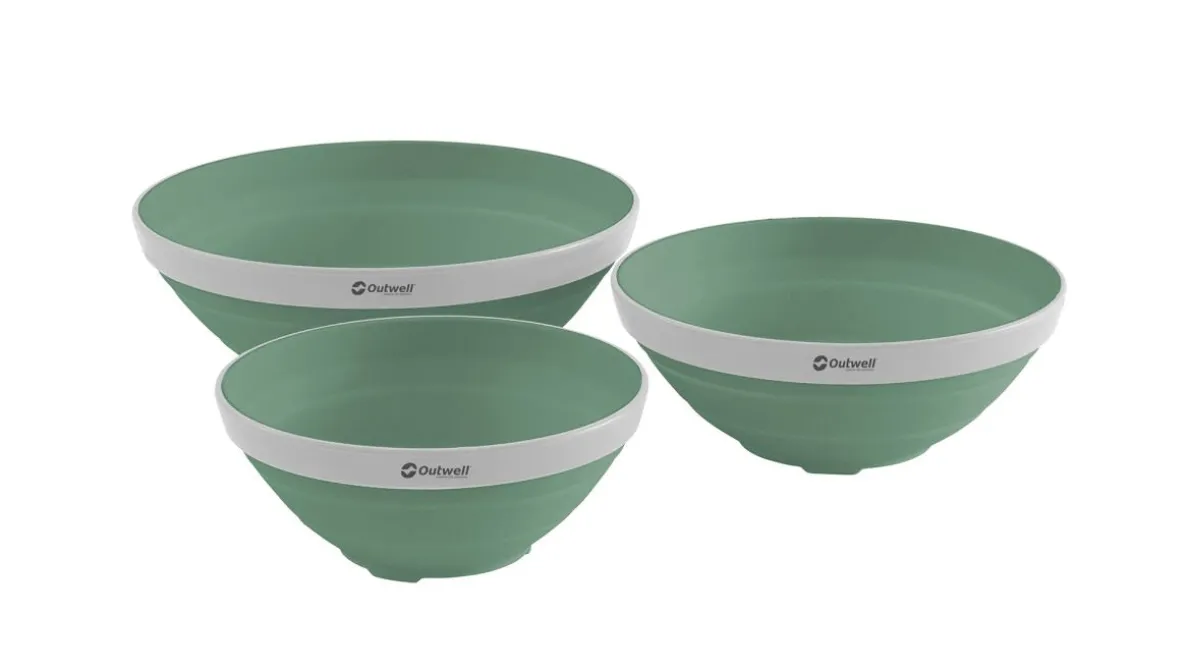 Collaps Bowl Set Shadow Green