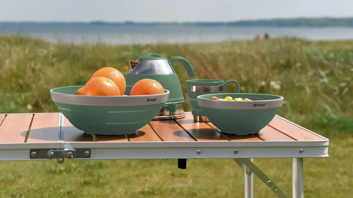 Collaps Bowl Set Shadow Green