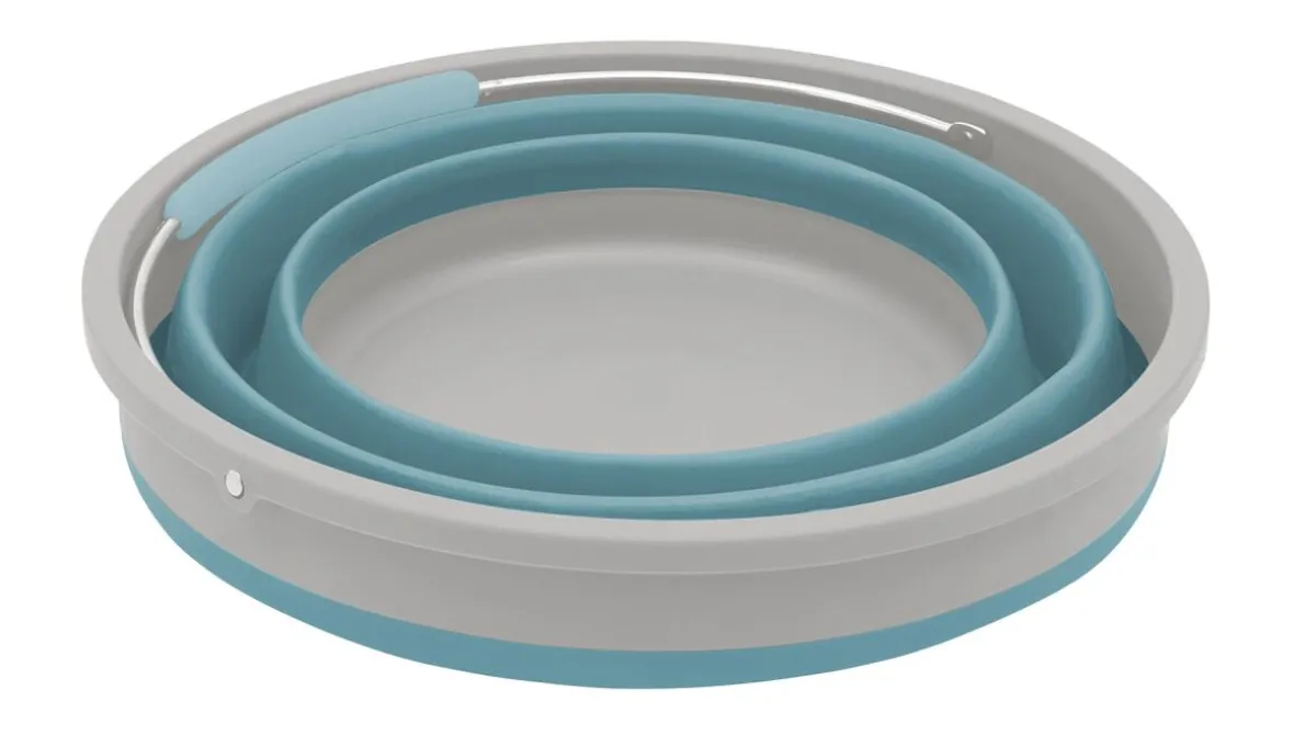 Collaps Bucket Round w/lid Classic Blue