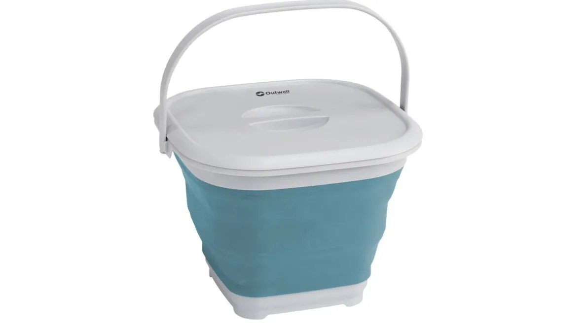 Collaps Bucket Square w/lid Classic Blue