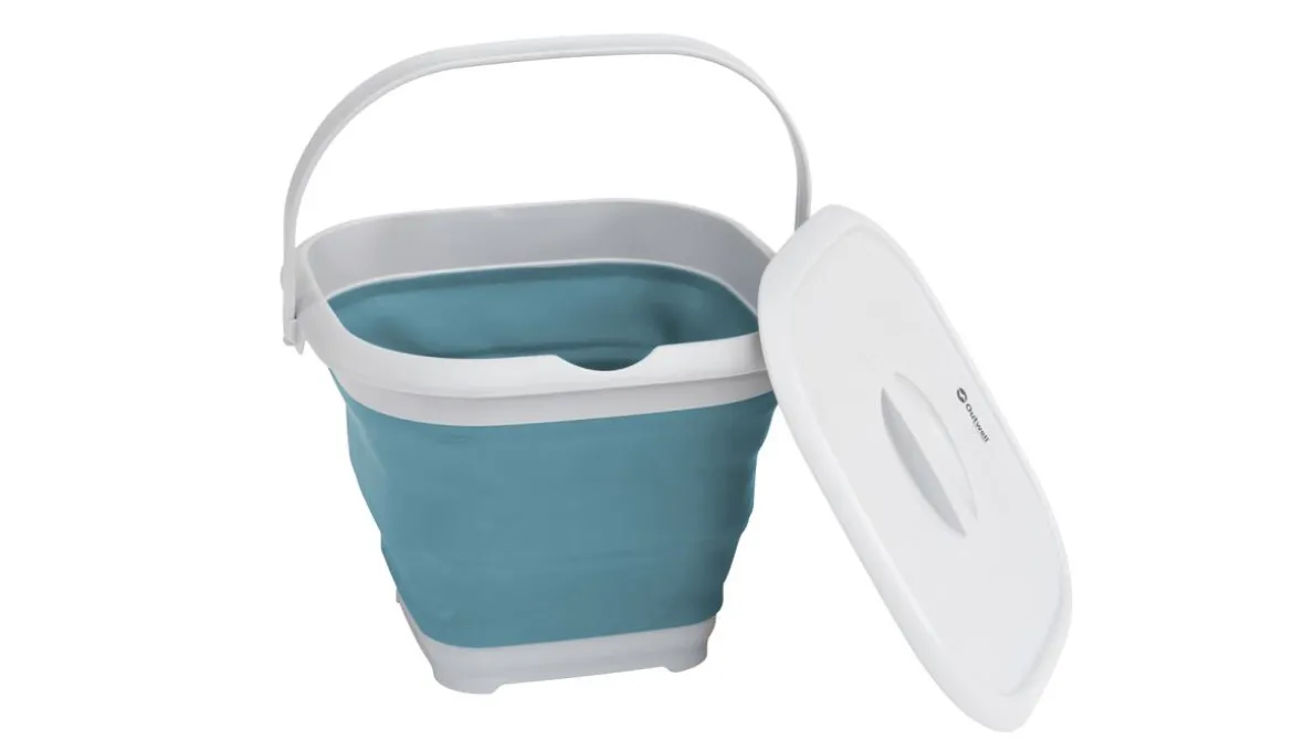 Collaps Bucket Square w/lid Classic Blue