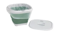Collaps Bucket Square w/lid Shadow Green
