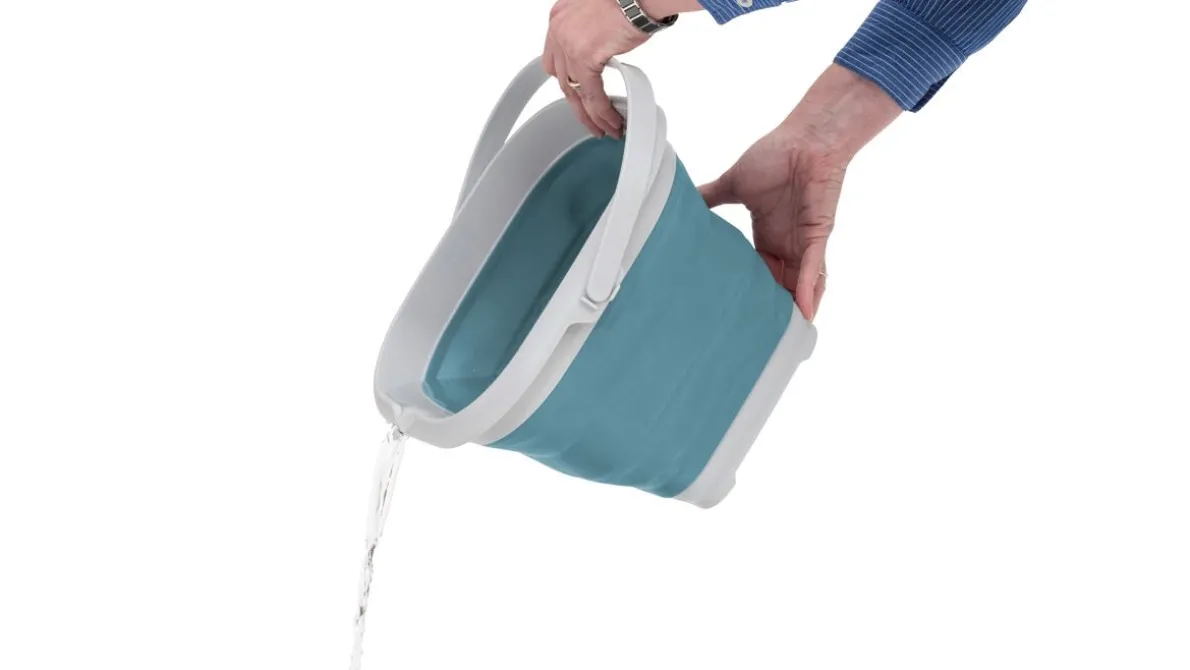 Collaps Bucket Square w/lid Classic Blue