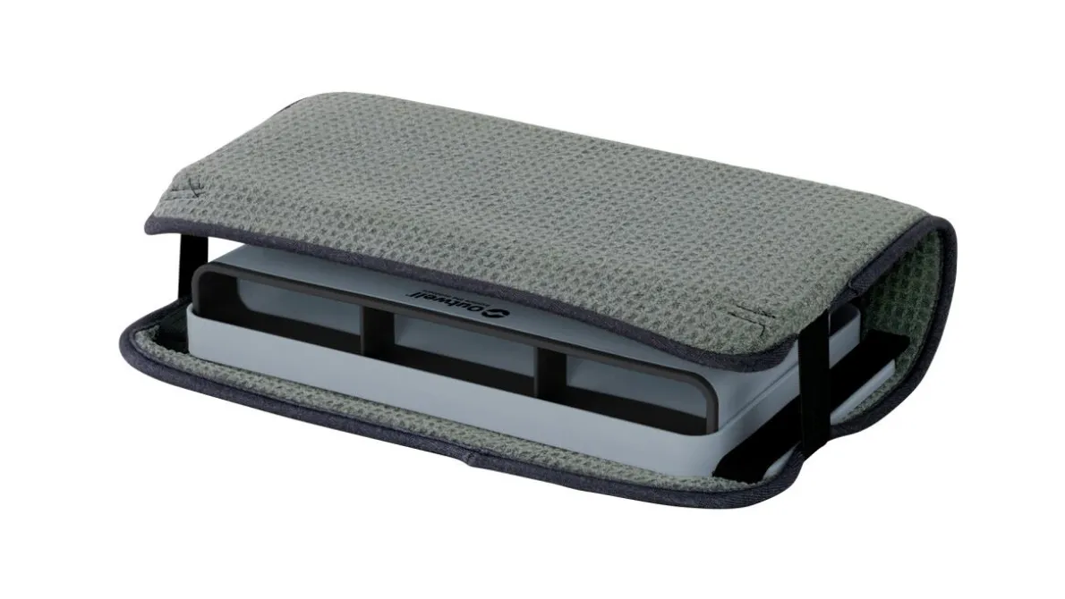 Dunton Foldable Dish Rack w/Sponge Drain