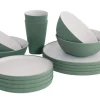Gala 4 Person Dinner Set Shadow Green